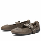 Puma Women's Speedcat Ballet Dress-Up Buckle Ballet in Matte Bronze/Black