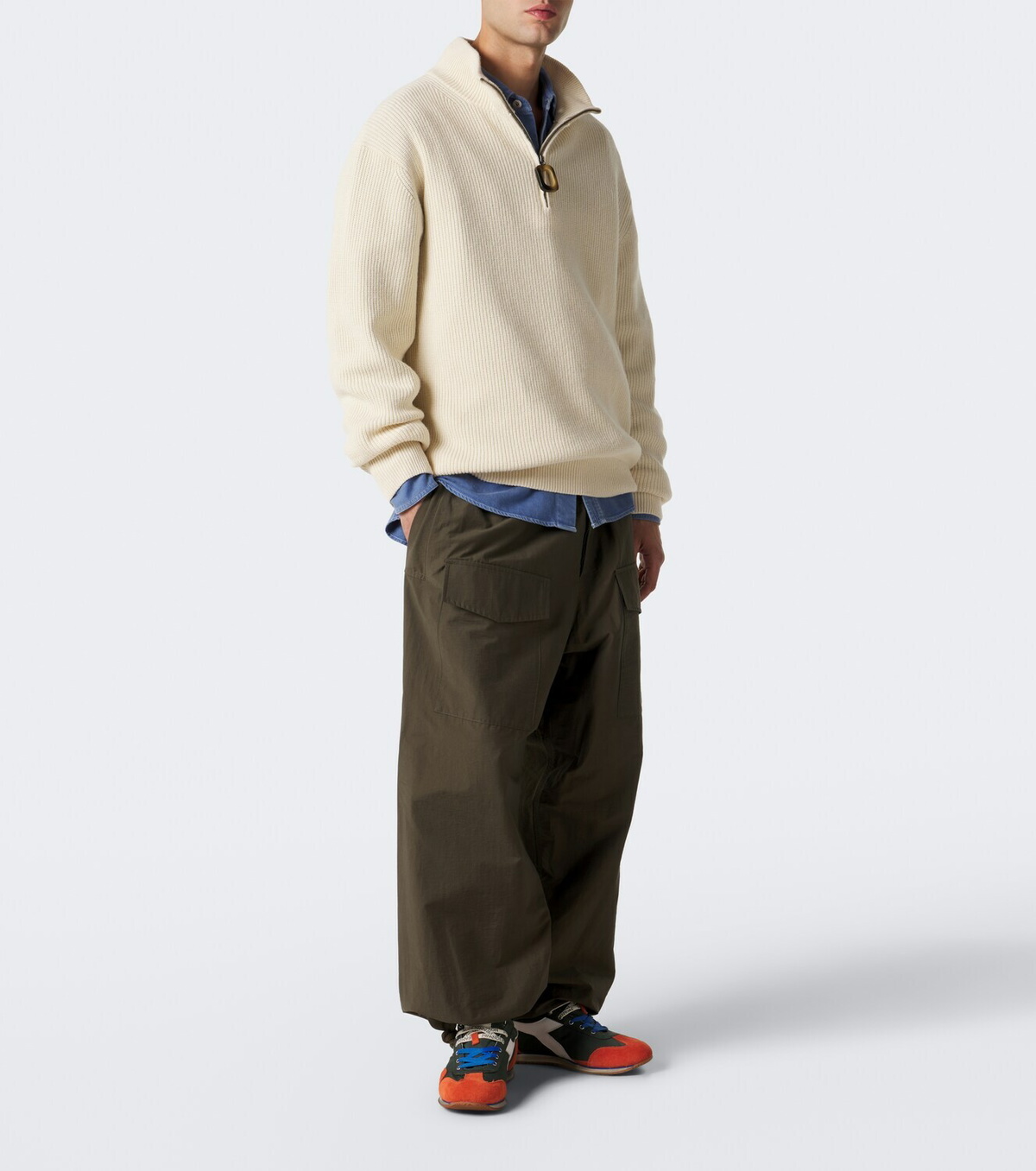 JW Anderson x Diadora Equipe leather sneakers