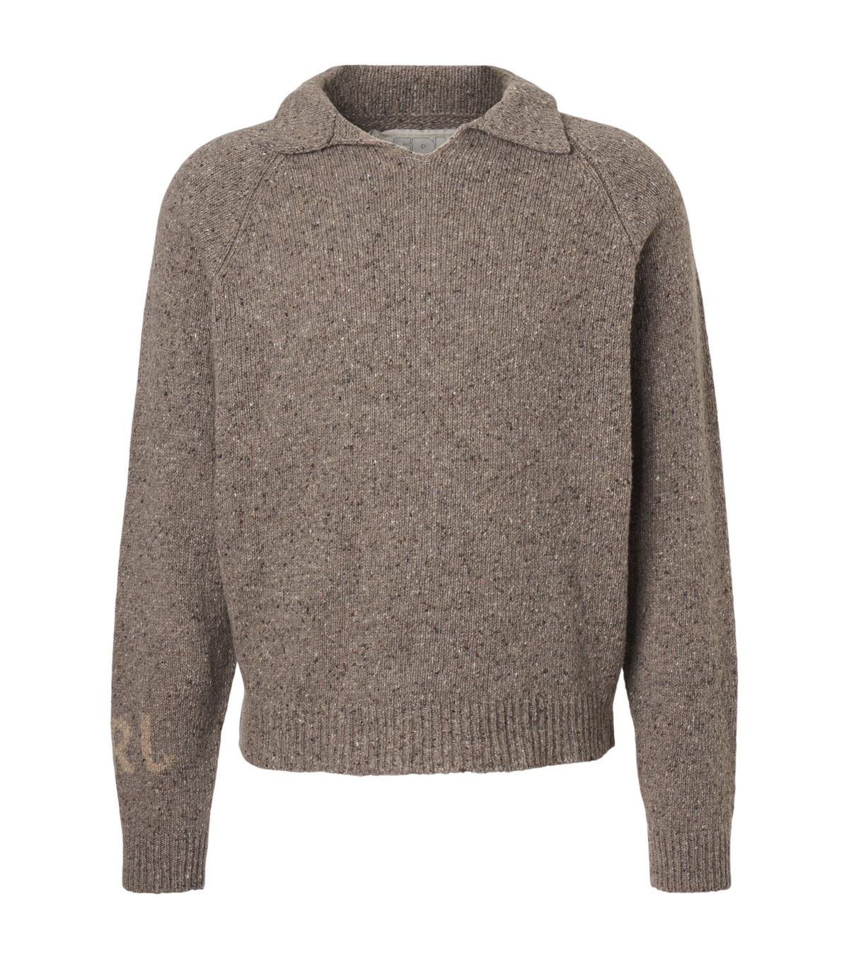 Erl Hahahah Wool Mohair Sweater Knit Brown Pullovers ERL