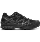 Salomon - XT-Quest ADV Mesh and Perforated Leather Running Sneakers - Black