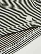 Folk - Striped Cotton-Jersey T-Shirt - Gray