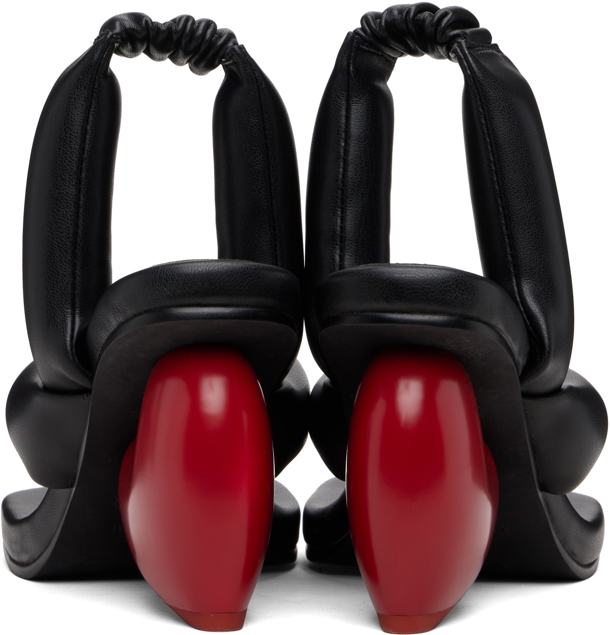 YUME YUME Black & Red Love Heeled Sandals
