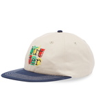 Butter Goods Men's Scribble 6 Panel Cap in Cream/Navy