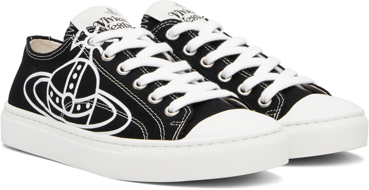 Vivienne Westwood Black Plimsoll Low Top 2.0 Sneakers