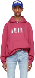 AMIRI Pink Core Logo Hoodie