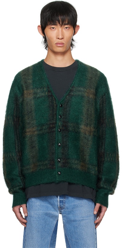 Photo: Re/Done Green 60s Cardigan