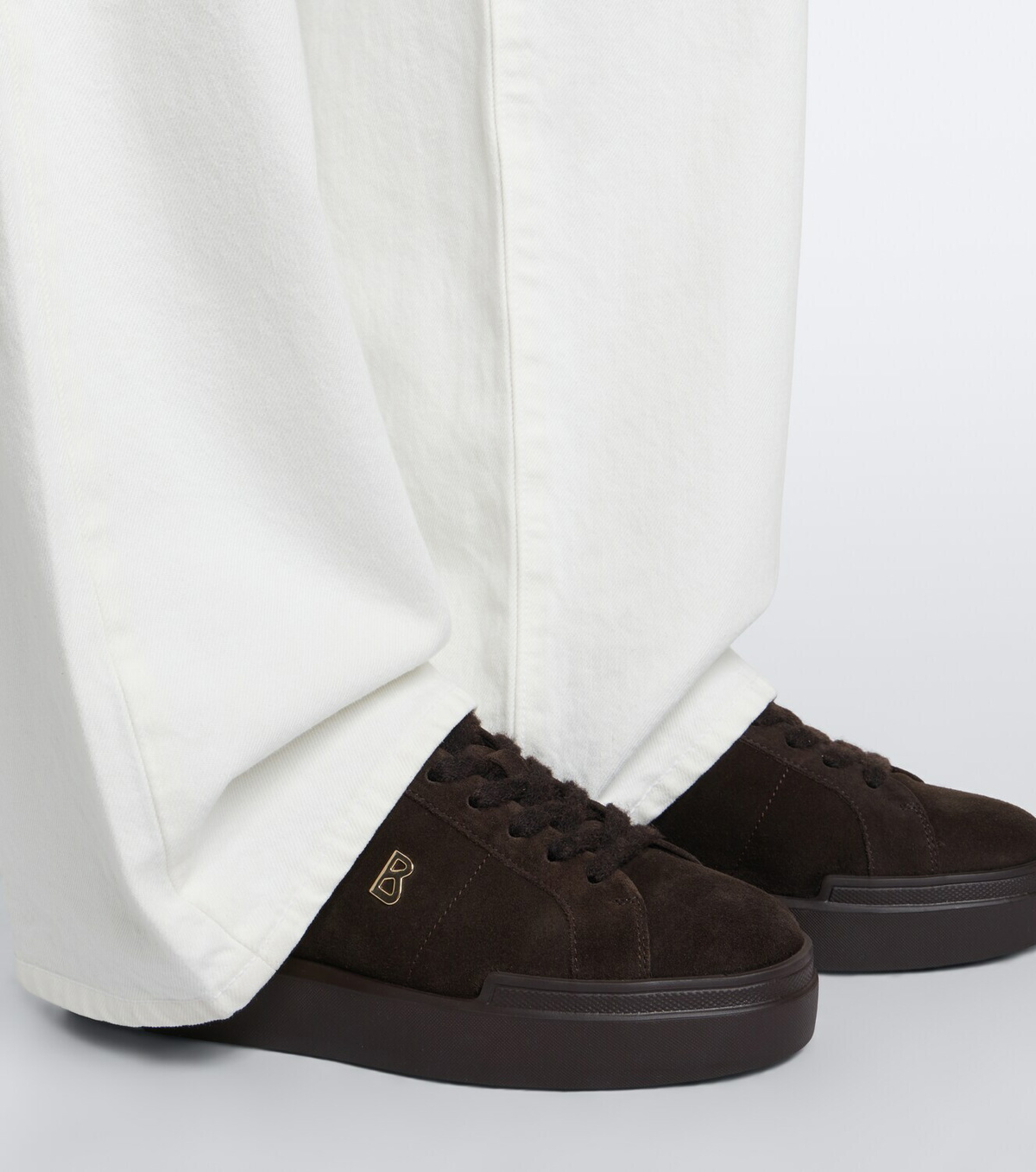 Bogner Hollywood 32 A shearling-lined suede sneakers
