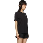Champion Reverse Weave Black Script Logo Back T-Shirt