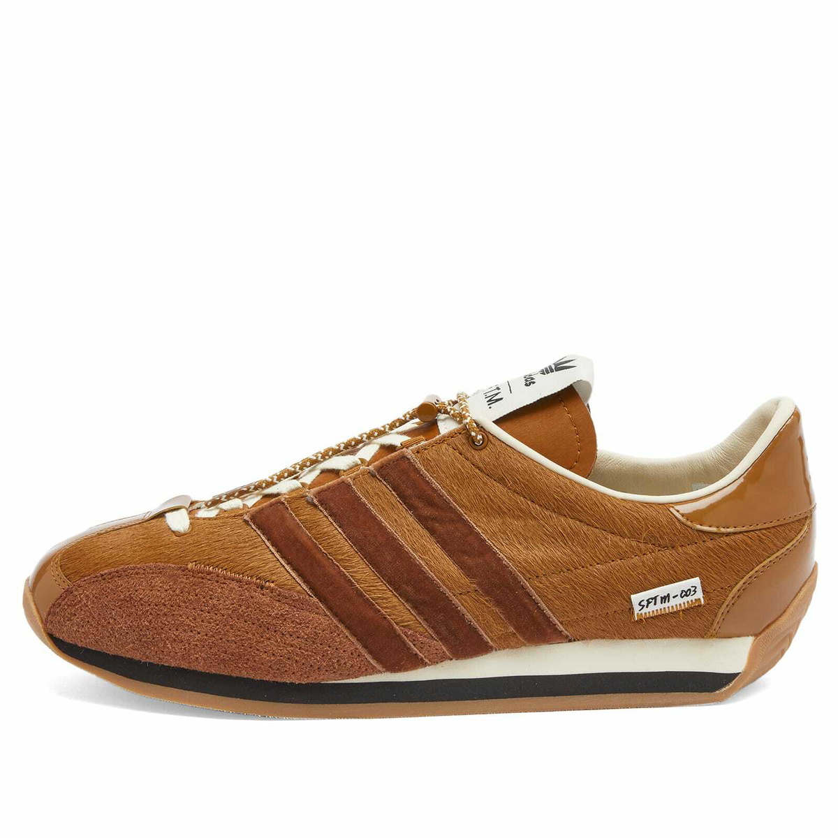 【新品未使用】COUNTRY OG SFTM Adidas x SFTM Country OG Sneaker in Bronze Strata/Wild Brown/Cream