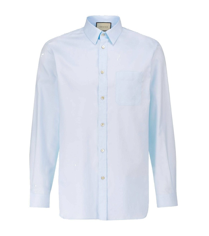 Photo: Gucci - Long-sleeved cotton shirt