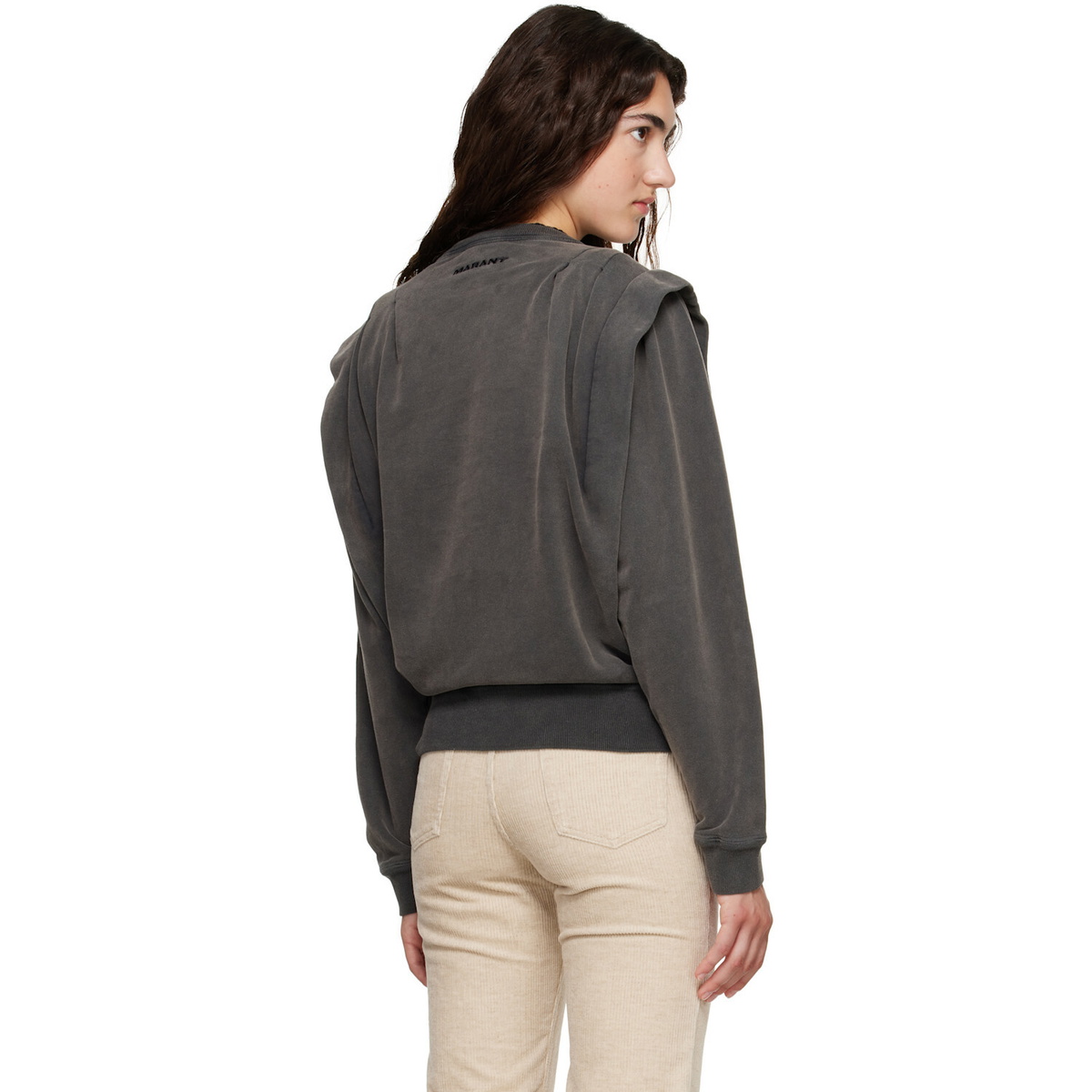 Isabel Marant Etoile Gray Soldy Sweatshirt