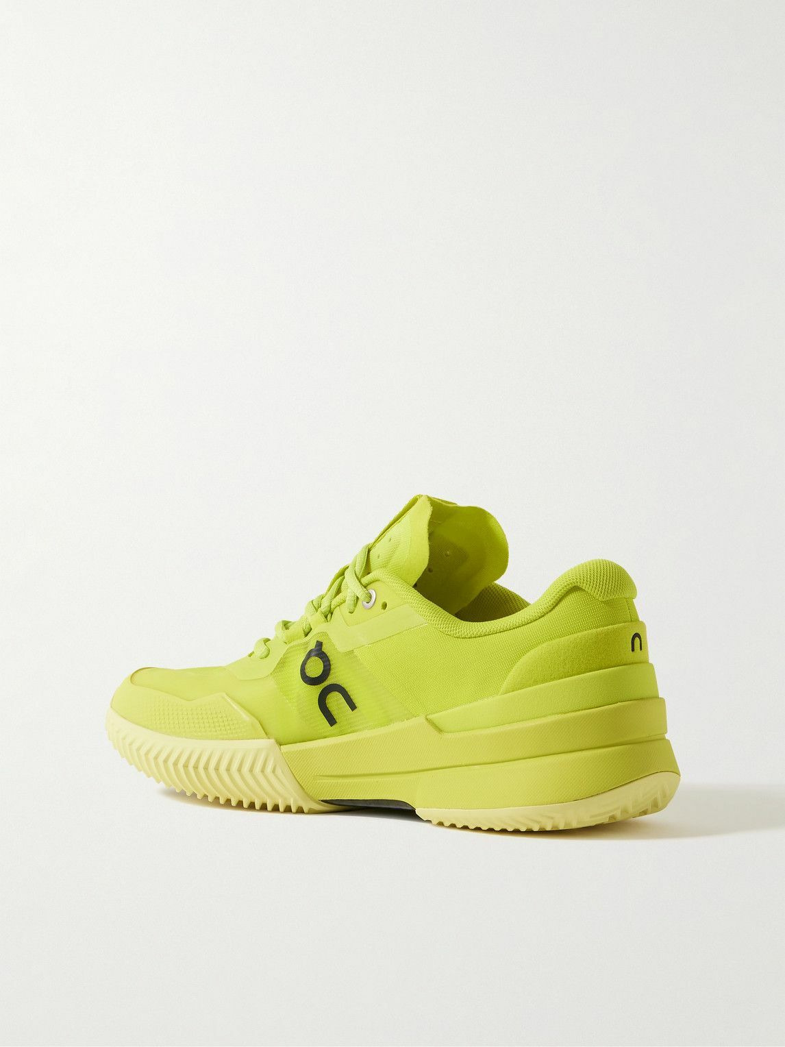 ON - The Roger Pro 2 Rubber-Trimmed Mesh Tennis Sneakers - Yellow