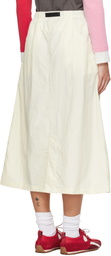 The North Face Off-White TNF Red Box Nylon Belted Midi Skirt