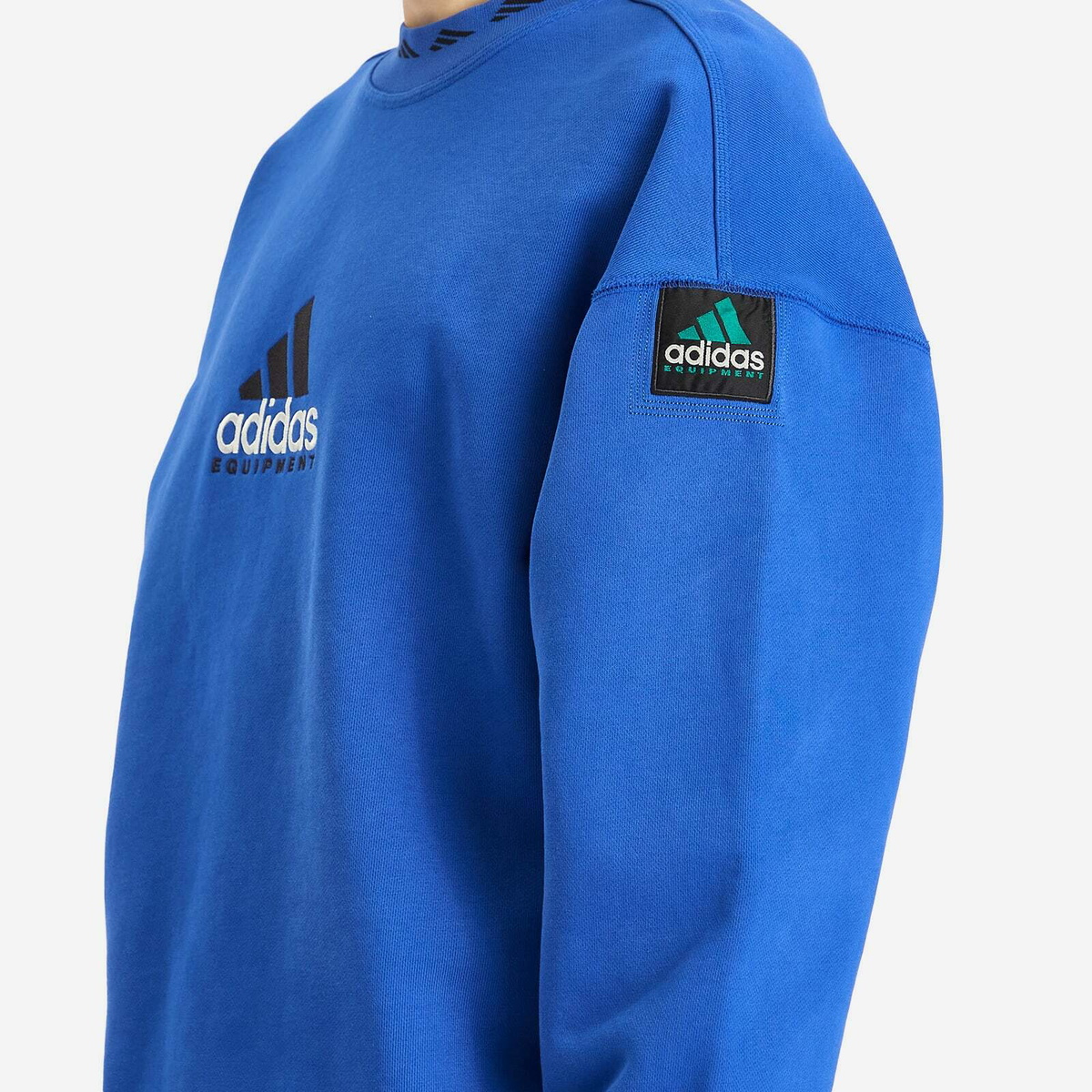 ★アディダス EQT Wash Crewneck Sweatshirt 関税込★ Adidas Men's EQT Wash Crewneck Sweatshirt in Equipment Blue