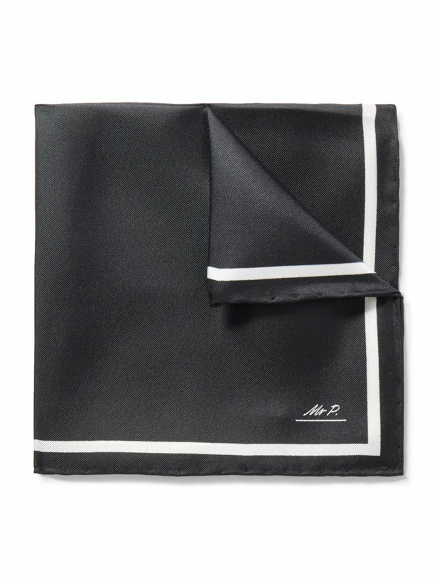 Photo: Mr P. - Silk-Satin Pocket Square