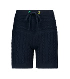 Staud - Arden cotton and linen-blend shorts