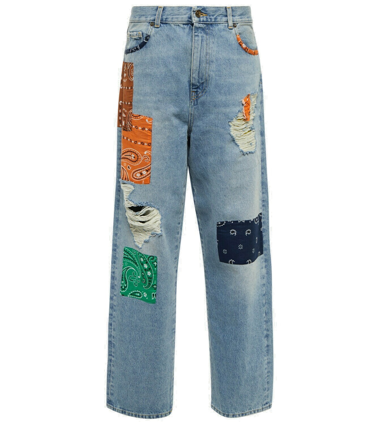 Alanui - California Patchwork jeans Alanui