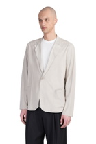 Salvatore Santoro Leather Jacket In Grey Leather