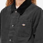 Dickies Women's Duck Canvas Chore Coat in Black