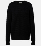 The Row Orus cable-knit cotton and linen sweater
