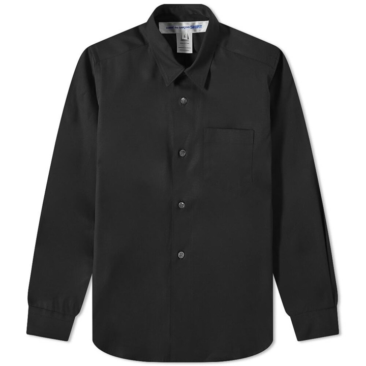 Photo: Comme des Garçons SHIRT Men's Forever Poplin Shirt in Black