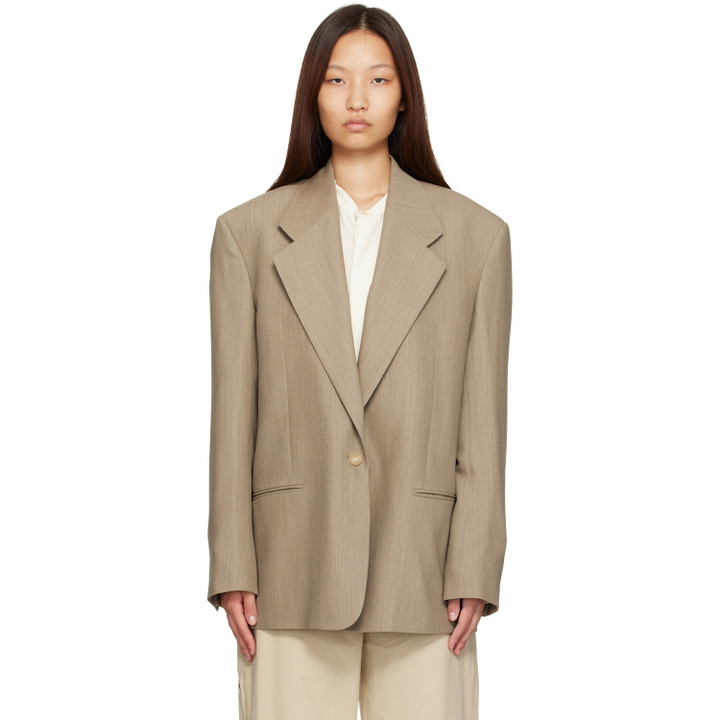 Photo: Calvin Klein Collection Beige Avery Blazer