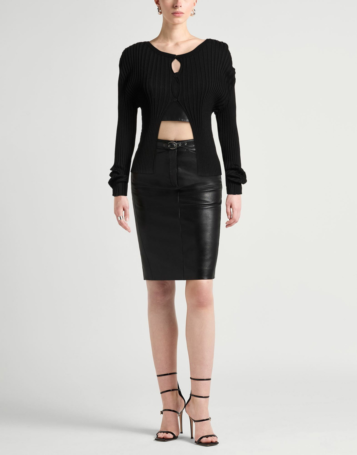 Le 17 Septembre Womens Cardigan in Black