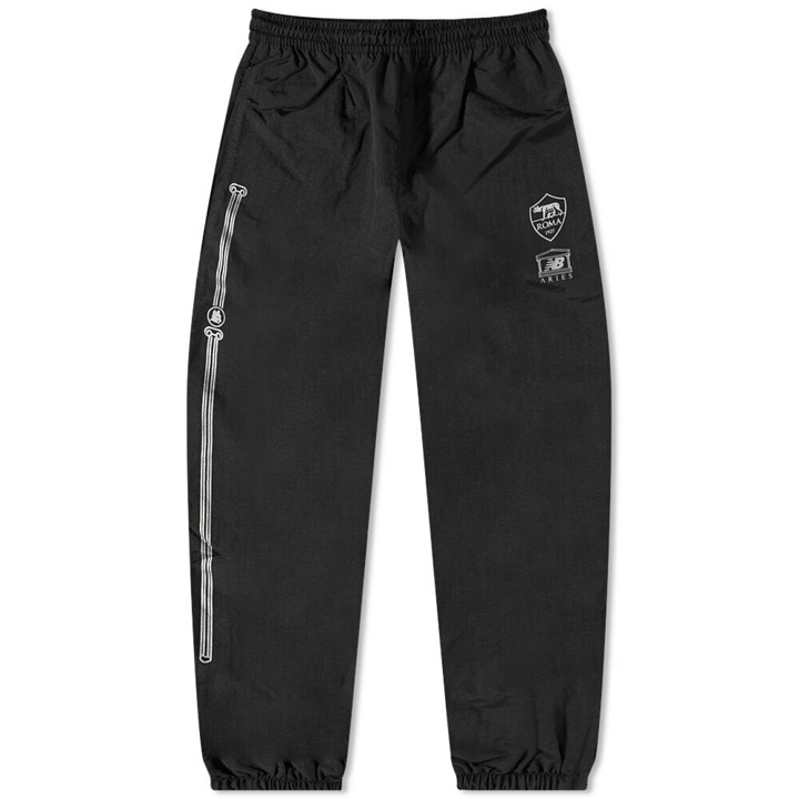 Photo: New Balance x Aries AS Roma Pre-Game Pant in Black