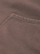 Visvim - Amplus Garment-Dyed Cotton-Blend Jersey Hoodie - Purple