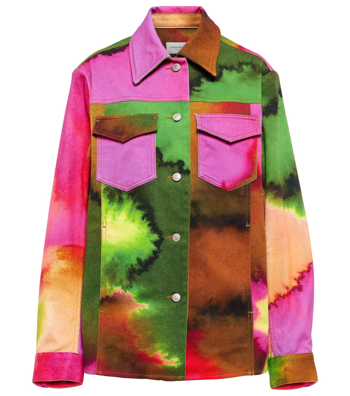 Dries Van Noten - Printed denim jacket Dries Van Noten