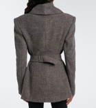 Magda Butrym Double-breasted wool and cashmere-blend blazer