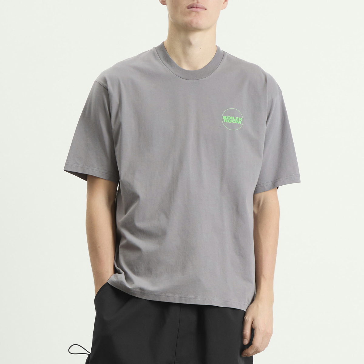 Boiler Room Men's Core Logo T-Shirt in Magnet