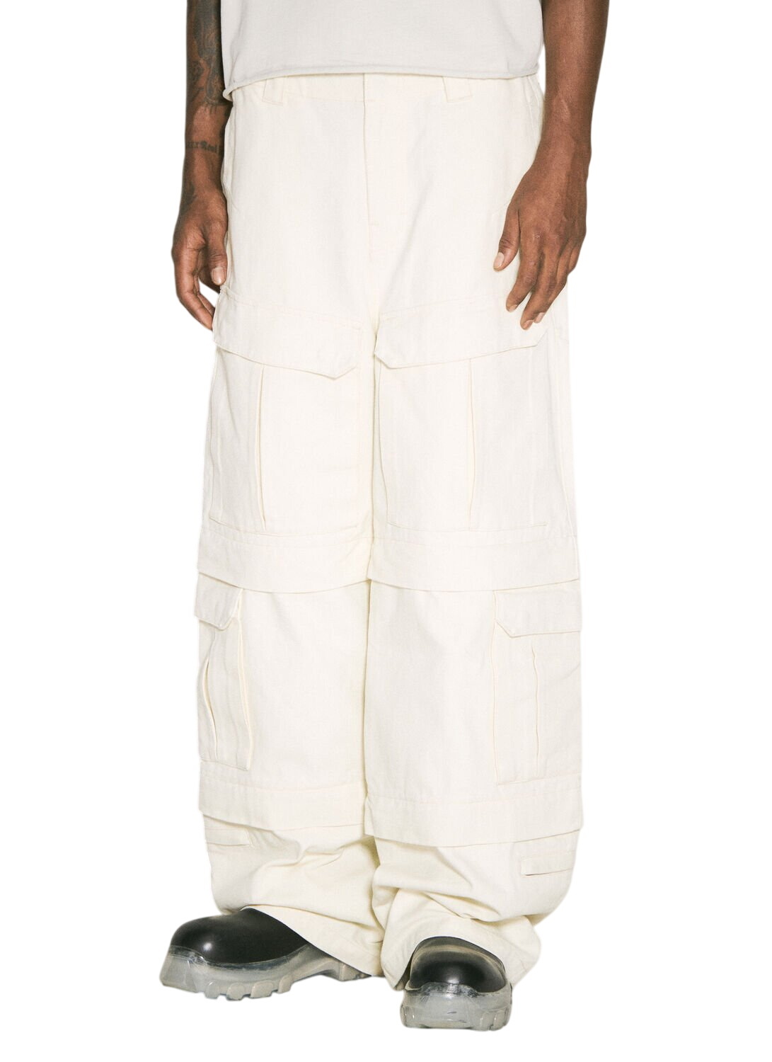 Entire Studios White Freight Cargo Pants Entire Studios