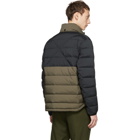rag and bone Black and Green Packable Down Jacket