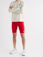 DISTRICT VISION - TomTom Half Tight Logo-Print Stretch Tech-Shell Drawstring Shorts - Red