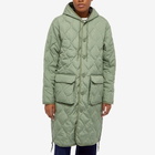 Taion Women's Hood Down Coat in Sage Green