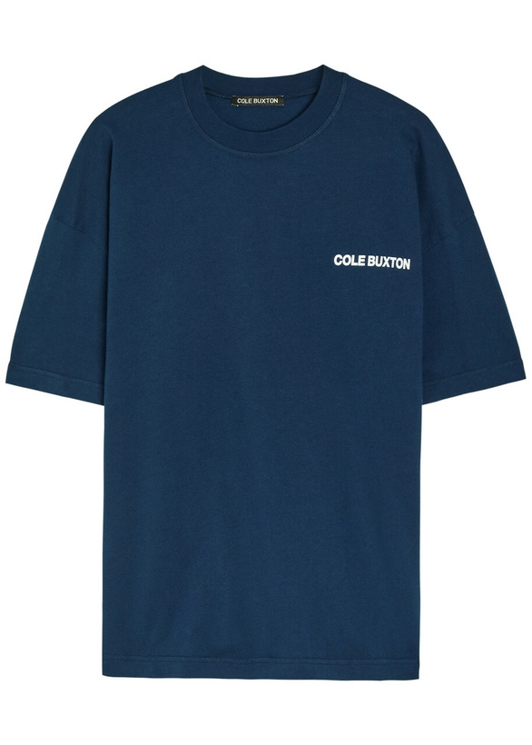 Photo: Cole Buxton Logo-print Cotton T-shirt Navy