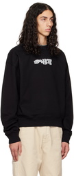 Off-White Black Carlos Type Over Sweatshirt