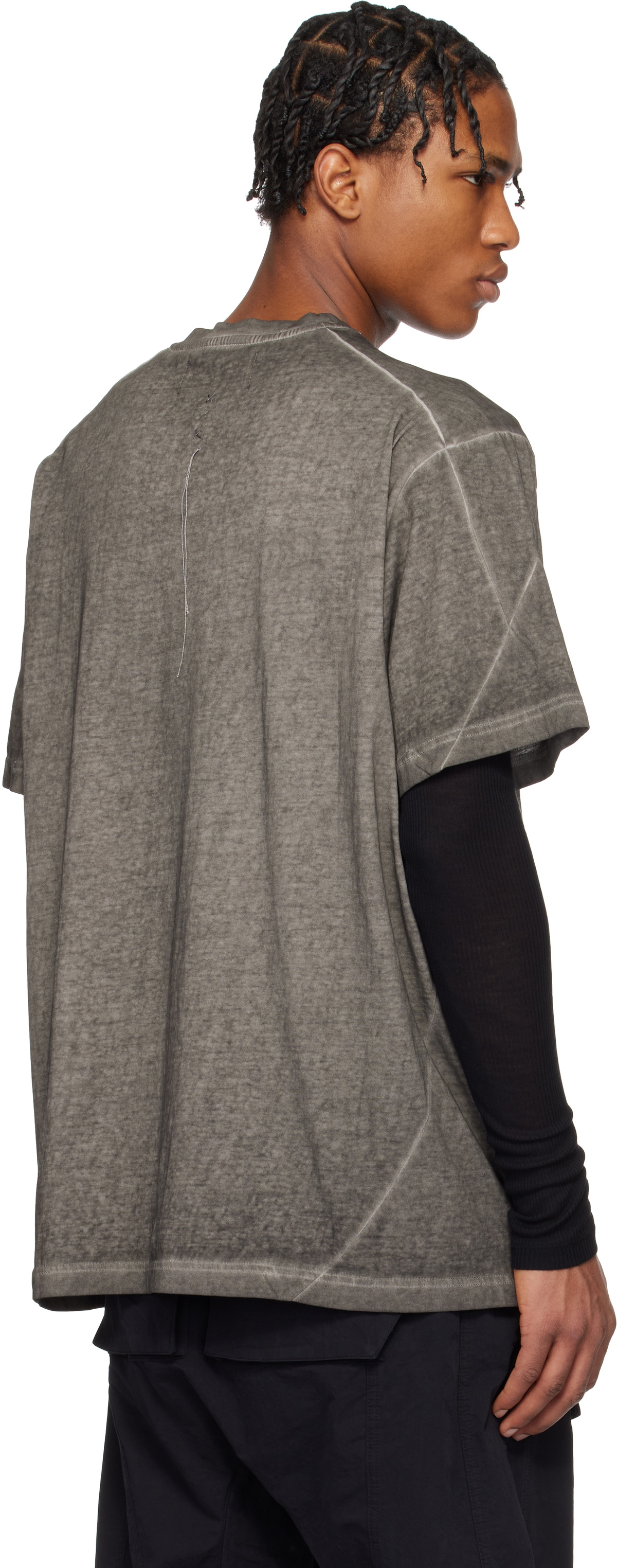 Professor.E Gray Faded T-shirt