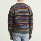 Jamieson's of Shetland Men's Jamiesons of Shetland Fair Isle V-Neck Cardigan in Grey