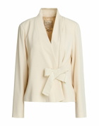 Alessia Santi Womens Blazer in Cream