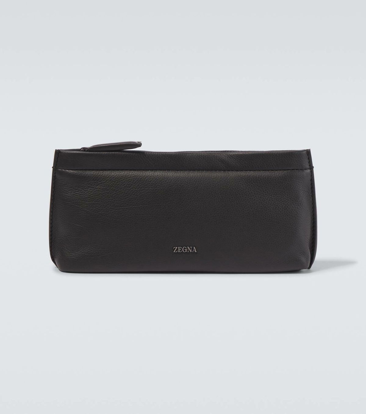 Zegna Secondskin leather toiletry bag