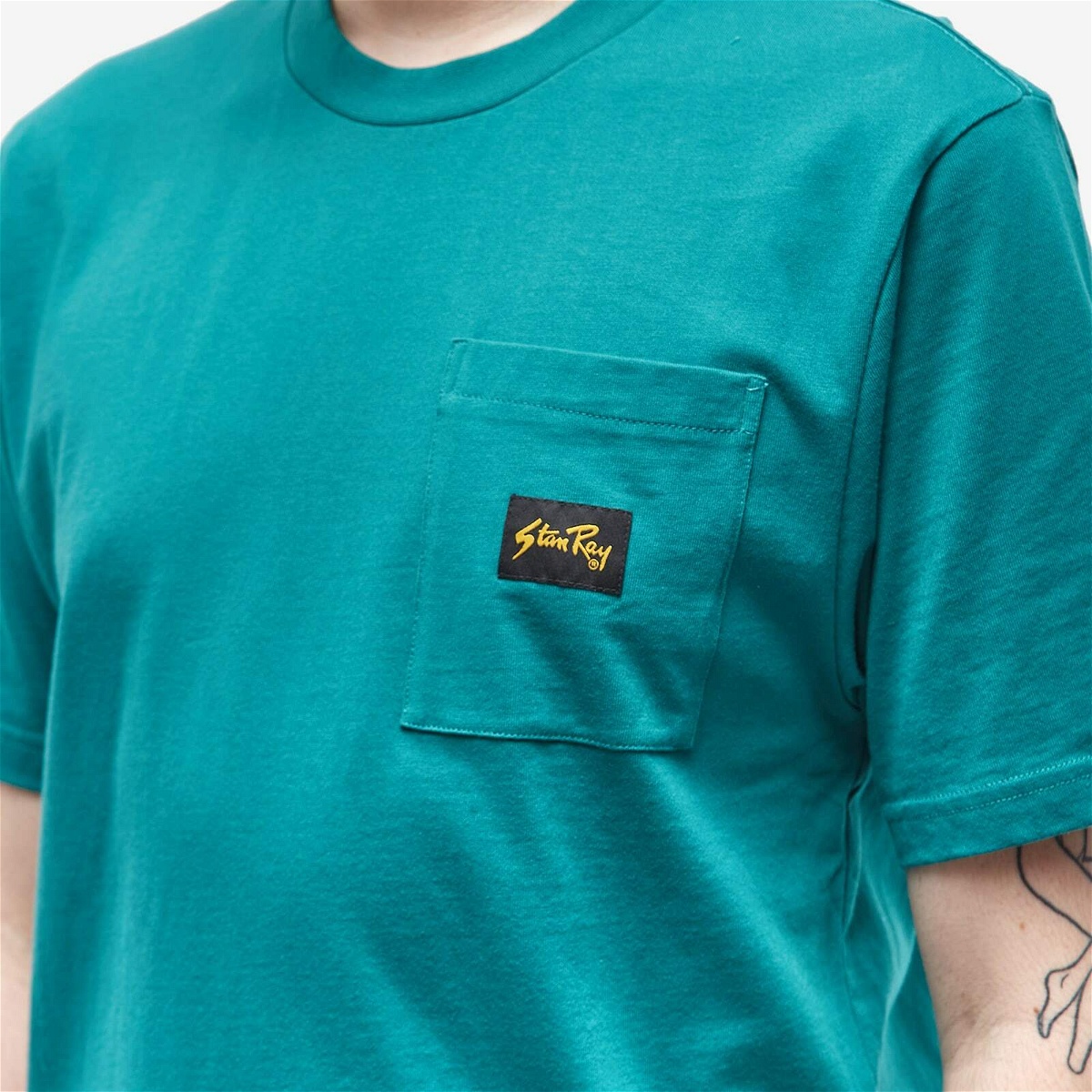 Stan Ray Men's Patch Pocket T-Shirt in Agave Stan Ray