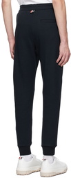 Thom Browne Navy Loopback Classic Lounge Pants