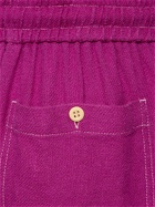 MARANT ETOILE Talapiz Drawstring Silk Shorts