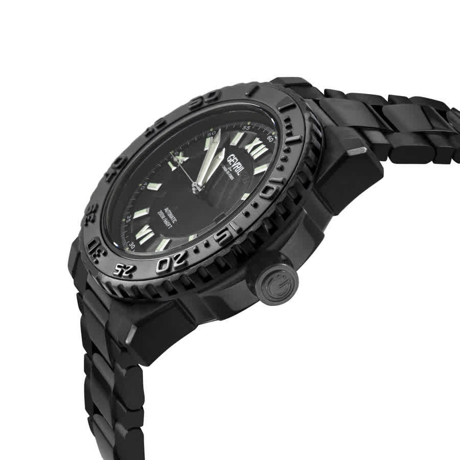 Gevril Seacloud Automatic Black Dial Mens Watch 31229B