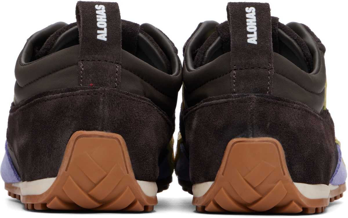 Alohas Brown Tb.304 Nylon Leather Sneakers