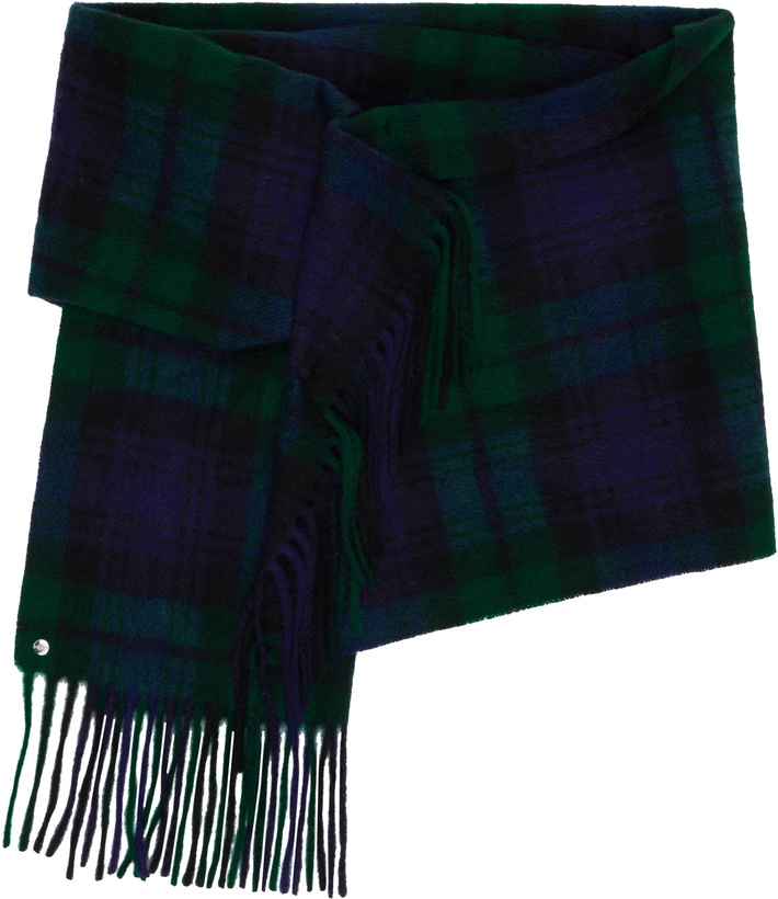 Photo: Bless Navy & Green Draps Scarf