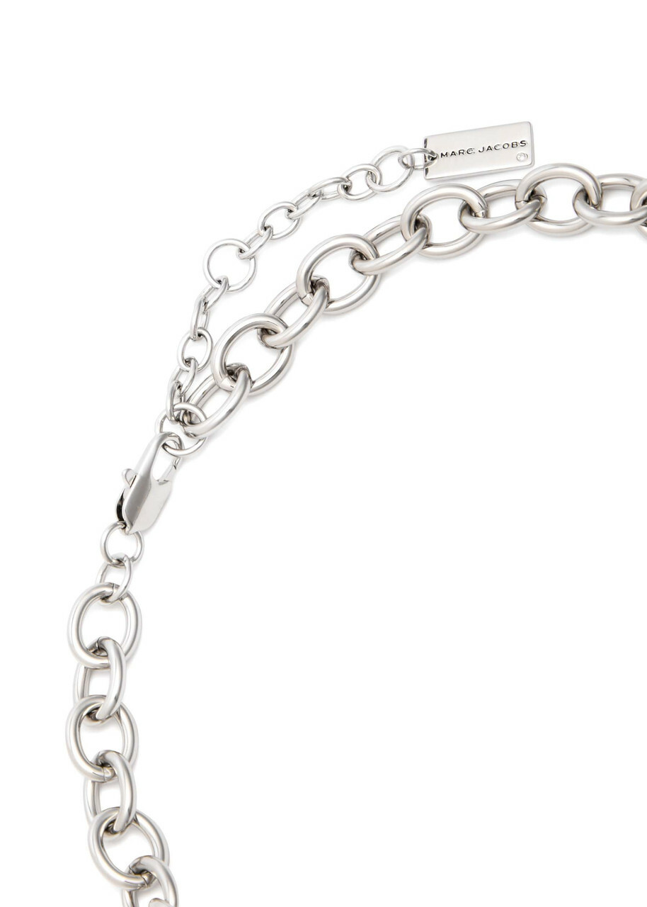 Marc Jacobs The Heart Balloon Locket Necklace - Silver - One