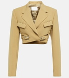 Dion Lee - Interlock belted cropped blazer